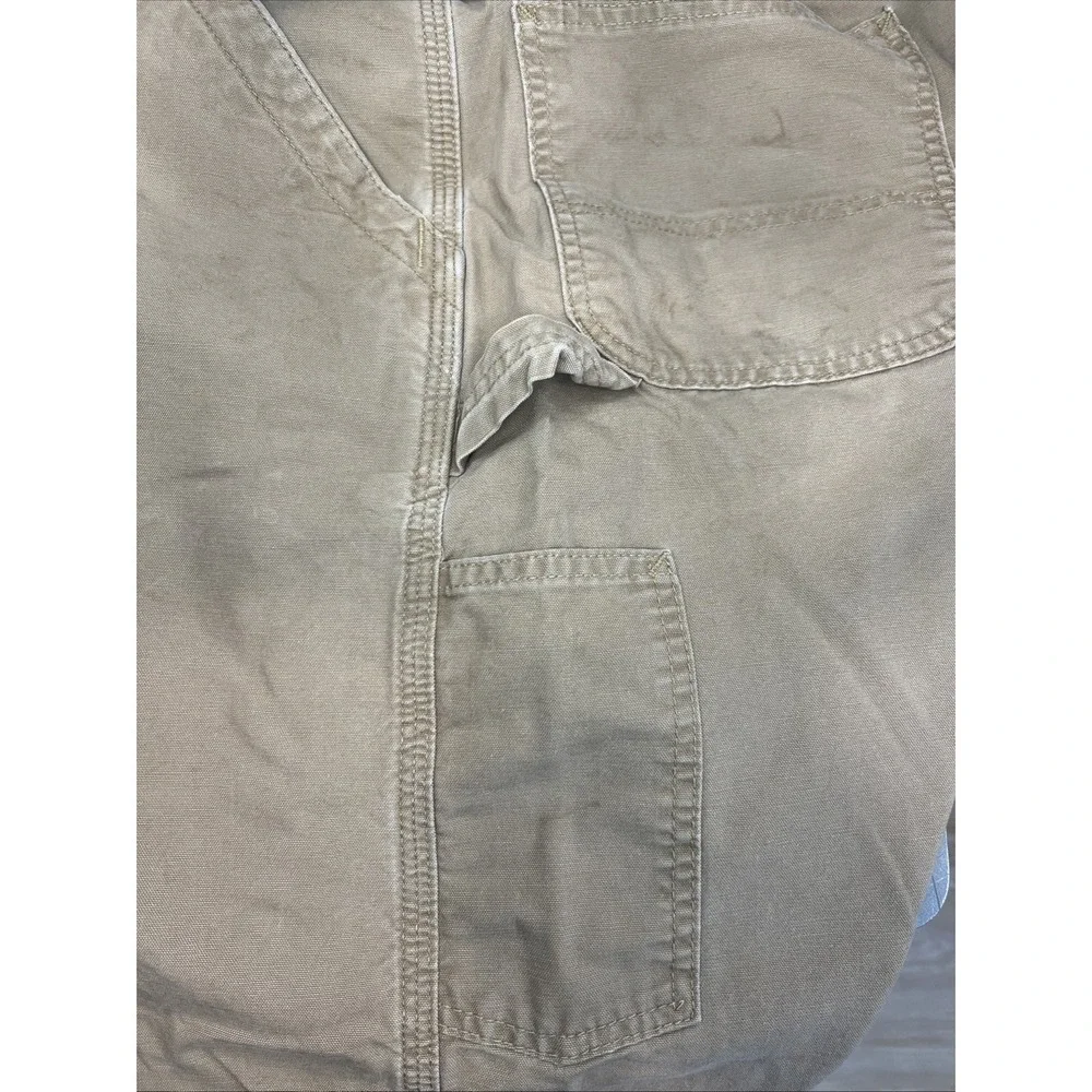 Carhartt B151 Canvas Work Pants 46x30 DKH Khaki Original Fit Mexico‎